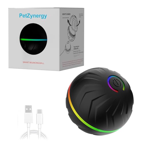 Teksome Interaktives bewegliches Hundespielzeug, aktiver rollender Ball für Hunde - Automatischer interaktiver Spielzeug-Haustierspielzeugball | USB-wiederaufladbarer Ballwerfer für Hunde, Spielzeug Teksome Interaktives bewegliches Hundespielzeug, aktiver rollender Ball für Hunde - Automatischer interaktiver Spielzeug-Haustierspielzeugball | USB-wiederaufladbarer Ballwerfer für Hunde, Spielzeug von Teksome