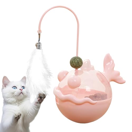 Teksome Katzen Spielzeug Interaktiv | Indoor Aktivität Für Kitten Mit Katzenminze - Leckerli-Spender Zur Geistigen Förderung & Bewegungsspiel Gegen Langeweile Bei Katzen Teksome Katzen Spielzeug Interaktiv | Indoor Aktivität Für Kitten Mit Katzenminze - Leckerli-Spender Zur Geistigen Förderung & Bewegungsspiel Gegen Langeweile Bei Katzen von Teksome