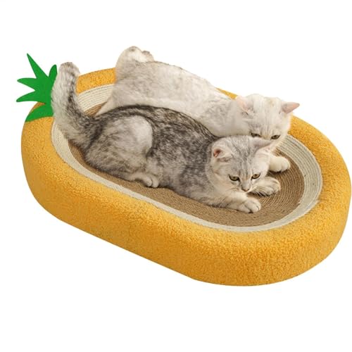 Teksome Katzenkratzschale | Katzenkratzbrett - Verschleißfestes Katzenkratzbrett, Stabiler Karton Katzenkratzer für Kätzchen, Schutz von Möbeln Teksome Katzenkratzschale | Katzenkratzbrett - Verschleißfestes Katzenkratzbrett, Stabiler Karton Katzenkratzer für Kätzchen, Schutz von Möbeln von Teksome