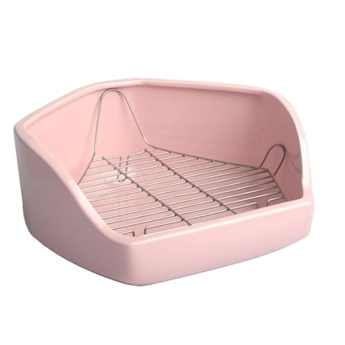 Teksome Kleintierklo Käfig Katzentoilette Kleintiertoilette Pfanne, Pentagon-Form Tiertoilette mit abnehmbarem Draht, Haustierstreu für Ente, Huhn Teksome Kleintierklo Käfig Katzentoilette Kleintiertoilette Pfanne, Pentagon-Form Tiertoilette mit abnehmbarem Draht, Haustierstreu für Ente, Huhn von Teksome