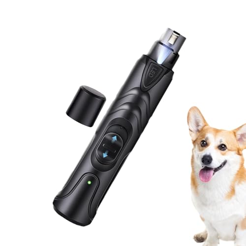 Teksome Krallenschneider für Katzen mit Licht,Beleuchteter Nagelknipser für Hunde,Elektrischer, wiederaufladbarer Haustier-Nagelschneider mit 2 Geschwindigkeiten | Schmerzfreie Pfotenpflege und Teksome Krallenschneider für Katzen mit Licht,Beleuchteter Nagelknipser für Hunde,Elektrischer, wiederaufladbarer Haustier-Nagelschneider mit 2 Geschwindigkeiten | Schmerzfreie Pfotenpflege und von Teksome