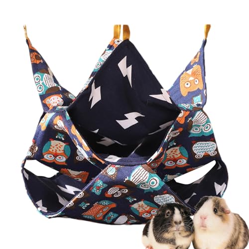 Teksome Meerschweinchen-Hängematte für Käfig, universelle Hamsterschaukel, Eichhörnchen-Bett, praktische Hängematte, Bettwäsche, kleines Haustierkäfig-Zubehör, Spielzeug für Meerschweinchen Teksome Meerschweinchen-Hängematte für Käfig, universelle Hamsterschaukel, Eichhörnchen-Bett, praktische Hängematte, Bettwäsche, kleines Haustierkäfig-Zubehör, Spielzeug für Meerschweinchen von Teksome