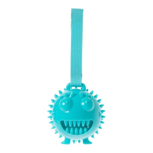 Teksome Quietschender Ball für Hunde, Hundespielzeugbälle,Blaues Big Eye Kauspielzeug für Welpen in Tierform | Mehrzweck-Quietschball zum Auslaufen von Tiernahrung mit Trageseil, Spielzeug zur Teksome Quietschender Ball für Hunde, Hundespielzeugbälle,Blaues Big Eye Kauspielzeug für Welpen in Tierform | Mehrzweck-Quietschball zum Auslaufen von Tiernahrung mit Trageseil, Spielzeug zur von Teksome