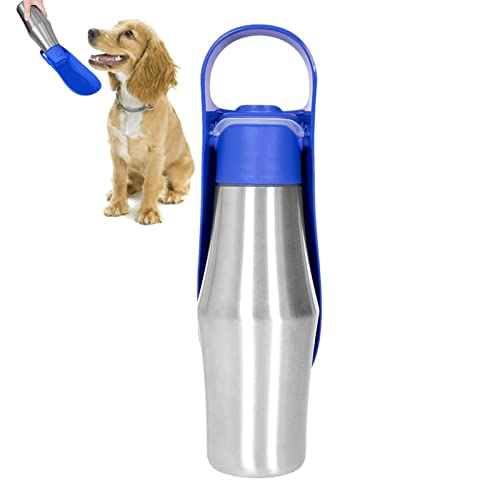 Teksome Reise-Wasserflasche für Hunde, große Kapazität, tragbare Hunde-Wasserflasche zum Wandern, praktische tragbare Wasserflasche für Spaziergänge, Outdoor-Aktivitäten, Reisen, Camping, Wandern von Teksome
