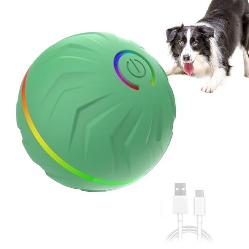 Teksome Rolling Ball Hundespielzeug, interaktiver Hundeball | Automatisch Springender Ball, Spielzeugball für Haustiere,USB-wiederaufladbarer Ballwerfer für Hunde, Spielzeug zur Bereicherung für Teksome Rolling Ball Hundespielzeug, interaktiver Hundeball | Automatisch Springender Ball, Spielzeugball für Haustiere,USB-wiederaufladbarer Ballwerfer für Hunde, Spielzeug zur Bereicherung für von Teksome