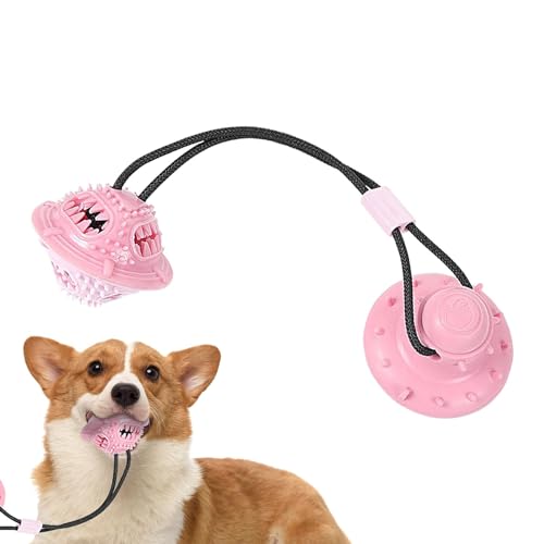 Teksome Saugnapf-Hundespielzeug, Hundespielzeug, Tauziehspielzeug, Futterleckseil und Ball, Kauspielzeug, Saugnapf-Ziehspielzeug, Trainingsgerät, Leckerli-Spender für Hunde Teksome Saugnapf-Hundespielzeug, Hundespielzeug, Tauziehspielzeug, Futterleckseil und Ball, Kauspielzeug, Saugnapf-Ziehspielzeug, Trainingsgerät, Leckerli-Spender für Hunde von Teksome