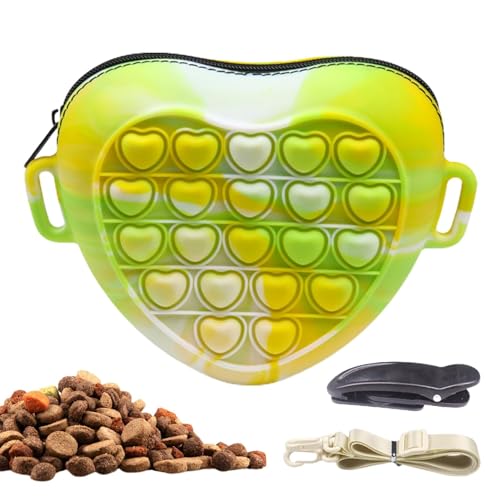 Teksome Silikon-Leckerli-Tasche für Hunde, tragbare Silikon-Tasche für Katzen und Hunde, für kleine bis mittelgroße Haustiere und Hunde Teksome Silikon-Leckerli-Tasche für Hunde, tragbare Silikon-Tasche für Katzen und Hunde, für kleine bis mittelgroße Haustiere und Hunde von Teksome