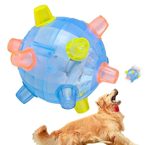 Teksome Springender Aktivierungsball für Hunde – Springaktivierung Hundespielzeug, Hüpfende leuchtende Bälle für Hunde, Hundeball blinkendes beleuchtetes Spielzeug, interaktiver Hundespielzeugball mit Teksome Springender Aktivierungsball für Hunde – Springaktivierung Hundespielzeug, Hüpfende leuchtende Bälle für Hunde, Hundeball blinkendes beleuchtetes Spielzeug, interaktiver Hundespielzeugball mit von Teksome