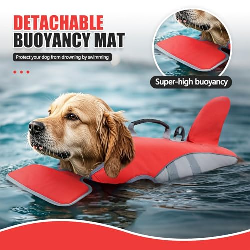 Teksome Tier Schwimmweste - Hundeschwimmweste Mit Griff | Schwimmweste Mit Verstellbaren Gurten Für Schwimmbad Fluss See Meer Teksome Tier Schwimmweste - Hundeschwimmweste Mit Griff | Schwimmweste Mit Verstellbaren Gurten Für Schwimmbad Fluss See Meer von Teksome