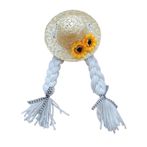Teksome Tierhut, Tierregenhut - Rasengarten -Outfits Top -Hutkostüm,Rasenation Zubehör Spring für alle Wettere für Innenhöfe, Balkonen von Teksome