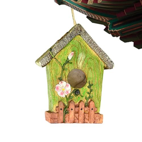 Teksome Vogelhäuser für den Außenbereich,Vogelhäuser für den Außenbereich | Handgeschnitztes Kunstharz-Vogelnest für den Außenbereich zum Aufhängen,Robuste, multifunktionale Gartendekoration für den Teksome Vogelhäuser für den Außenbereich,Vogelhäuser für den Außenbereich | Handgeschnitztes Kunstharz-Vogelnest für den Außenbereich zum Aufhängen,Robuste, multifunktionale Gartendekoration für den von Teksome