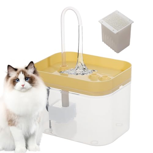 Teksome Wasserspender für Hunde – 1,5 l Katzen-Wassernäpfe , geräuscharmes Trinkspenderzubehör für kleine, mittelgroße und große Kätzchen Teksome Wasserspender für Hunde – 1,5 l Katzen-Wassernäpfe , geräuscharmes Trinkspenderzubehör für kleine, mittelgroße und große Kätzchen von Teksome