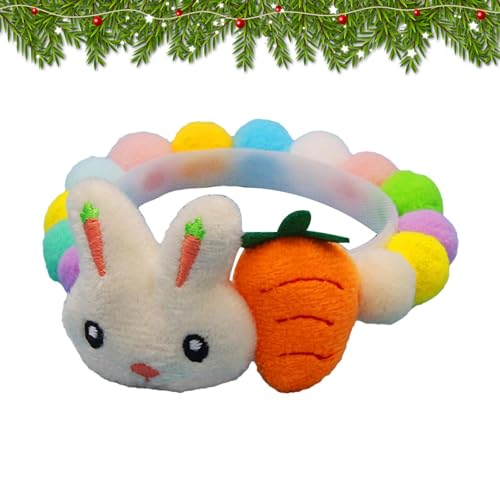 Weihnachtshalsband für Haustiere, weiches Welpenhalsband, verstellbar, abnehmbar, mit Puppenanhänger mit Plüsch-Puppenanhänger für Kätzchen Teksome Weihnachtshalsband für Haustiere, weiches Welpenhalsband, verstellbar, abnehmbar, mit Puppenanhänger mit Plüsch-Puppenanhänger für Kätzchen Teksome von Teksome