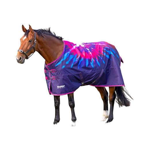 Tempest Original Pferdedecke mit Batikfärbung, 200 g, Standard-Halsausschnitt, Navy/Pink, 4´ Tempest Original Pferdedecke mit Batikfärbung, 200 g, Standard-Halsausschnitt, Navy/Pink, 4´ von Tempest