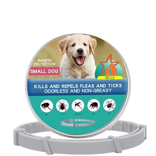 Tempotech ® Antiparasitäres Halsband – Leishmaniose-Halsband – Hunde und Katzen – 8 Monate Schutz – gegen Flöhe, Zecken, Mücken, Milben und Läuse (2-38cm) von Tempotech