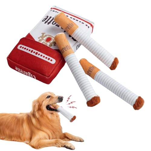 TenaLucy Lustig Hundespielzeug Zigarette,Interaktives hundespielzeug Quietschendes hundespielzeug Abnehmbar Interaktives Plüsch-Spielzeug,für Kleine und Große Hunde TenaLucy Lustig Hundespielzeug Zigarette,Interaktives hundespielzeug Quietschendes hundespielzeug Abnehmbar Interaktives Plüsch-Spielzeug,für Kleine und Große Hunde von TenaLucy