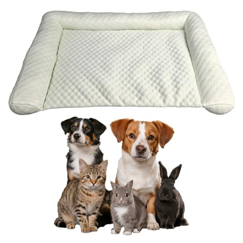 Tencipeda Pet Cooling Mat, 2025 New Portable Pet Cooling Mats Portable Pet Coolings Pad for Dogs & Cats (Light Yellow,XX-Large) von Tencipeda