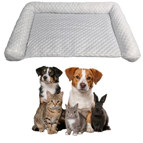 Tencipeda Pet Cooling Mat, Soft, Durable Pet Cooling Mats, Anti-Slip, Breathable, Washable Dog Cooling Mat for Summer Relief (Gray,XX-Large) von Tencipeda