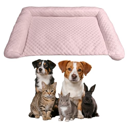 Tencipeda Pet Cooling Mat, Soft, Durable Pet Cooling Mats, Anti-Slip, Breathable, Washable Dog Cooling Mat for Summer Relief (Pink,XXX-Large) von Tencipeda