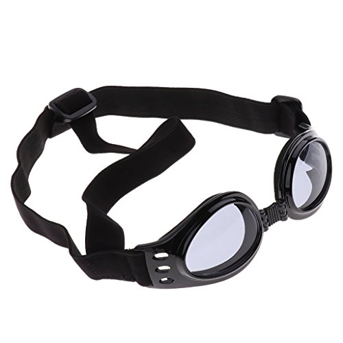 Tenlacum UV-Sonnenbrille für Haustiere, Hunde, Katzen, zum Schutz vor Wind, Schwarz #1 von Tenlacum