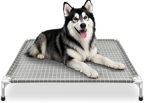 Erhöhtes Hundebett, Haustierbett, abnehmbares, erhöhtes Katzen-/Hundebett, Größe XL von Tensorsine