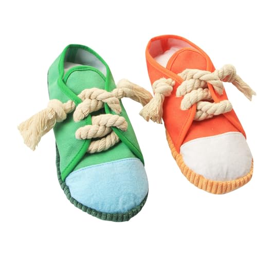 Teogneot 2 Stück Hunde Kauspielzeug Pantoffelform Hundespielzeug Quietschendes Spielzeug für Haustiere,Quietschspielzeug für Hunde Teogneot 2 Stück Hunde Kauspielzeug Pantoffelform Hundespielzeug Quietschendes Spielzeug für Haustiere,Quietschspielzeug für Hunde von Teogneot