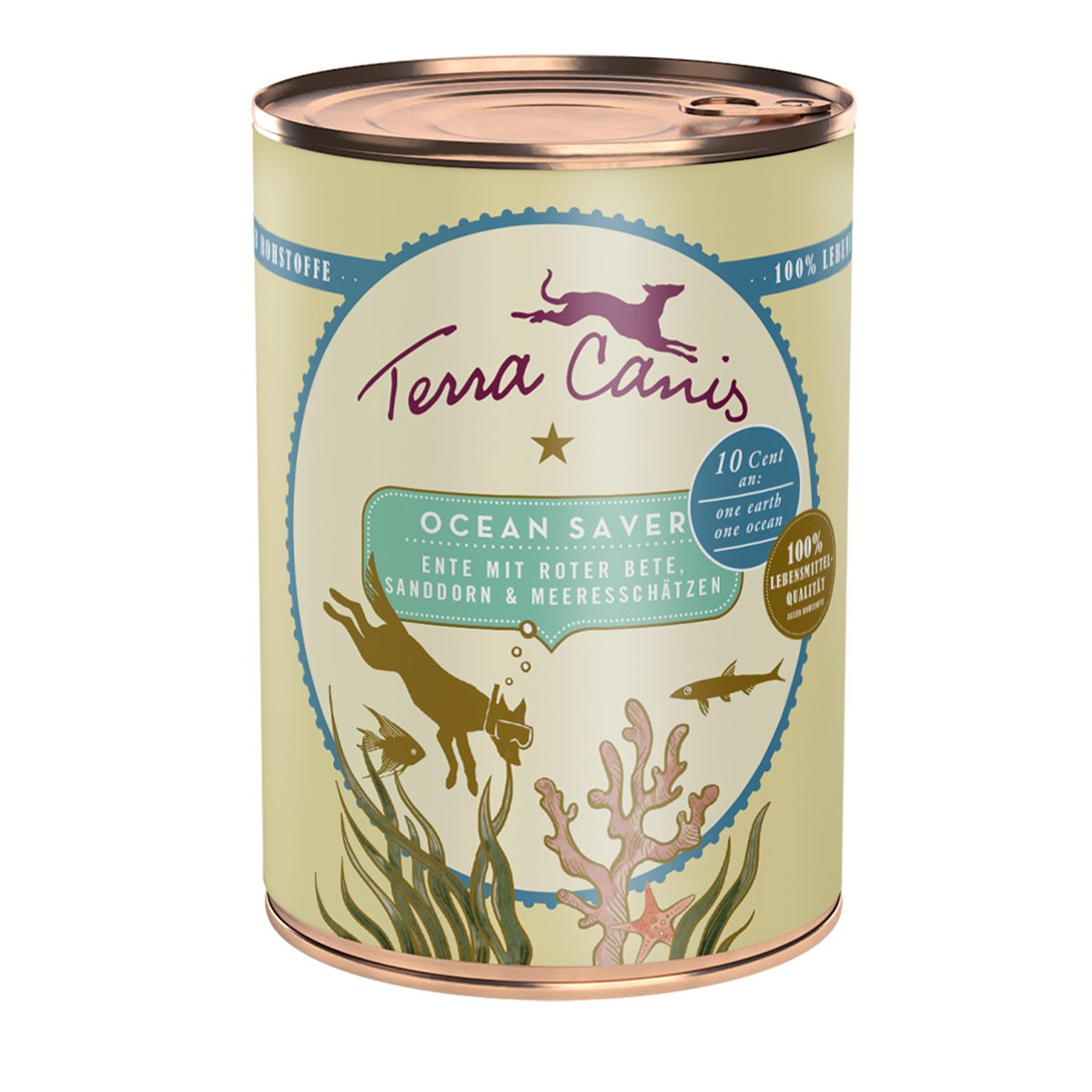 Terra Canis Ocean Saver – Ente mit Roter Bete, Sanddorn und Meeresschätzen 12x400g von Terra Canis