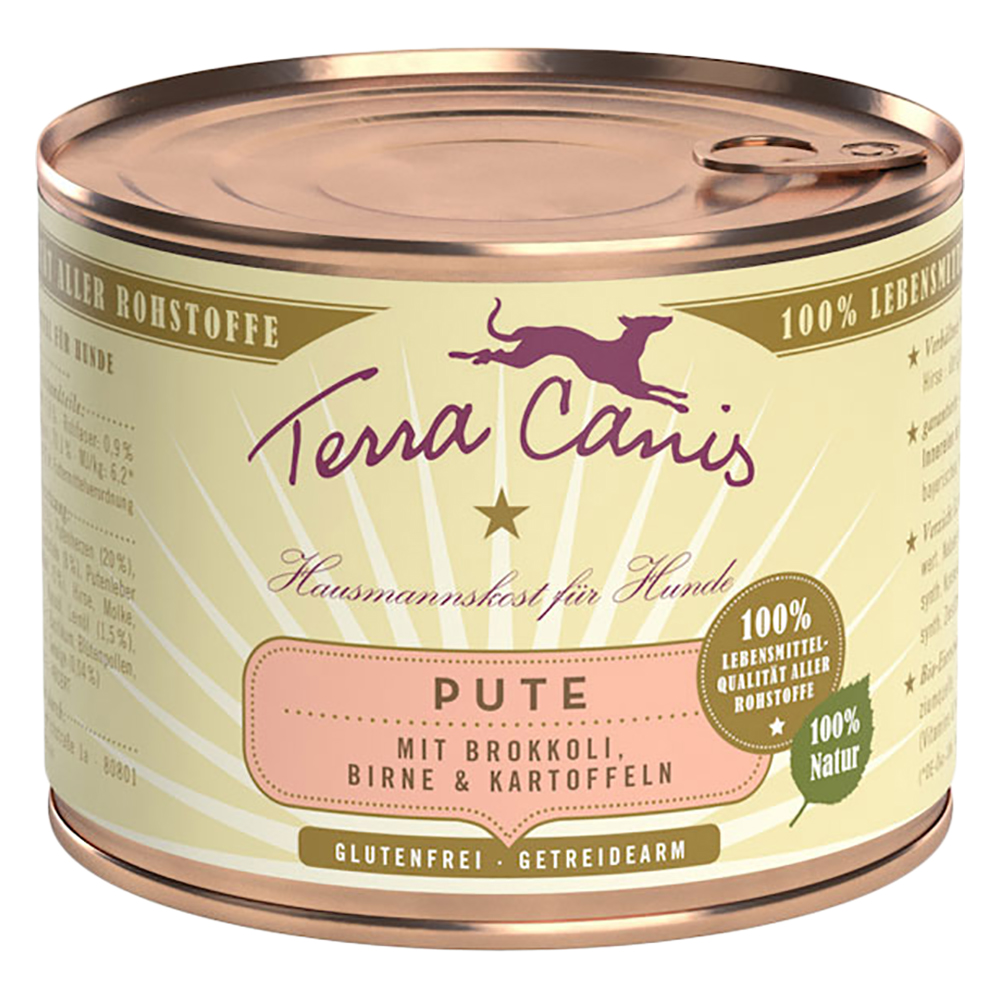 Sparpaket Terra Canis 12 x 200 g - Mix, 2 Sorten Sparpaket Terra Canis 12 x 200 g - Mix, 2 Sorten von Terra Canis