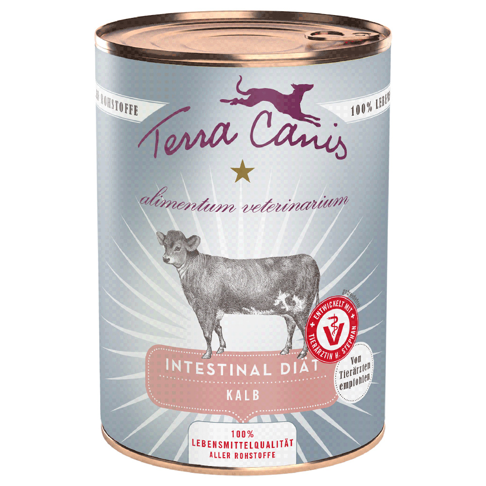 Sparpaket Terra Canis Alimentum Veterinarium Intestinal 12 x 400 g - Kalb von Terra Canis