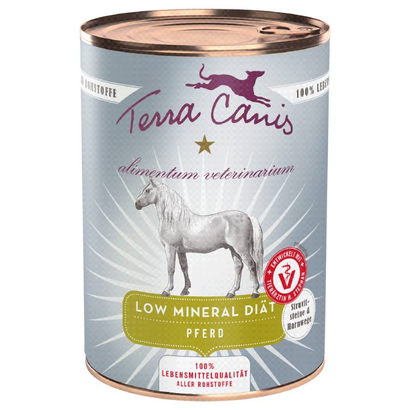 Sparpaket Terra Canis Alimentum Veterinarium Low Mineral Diät 12 x 400 g - Pferd von Terra Canis