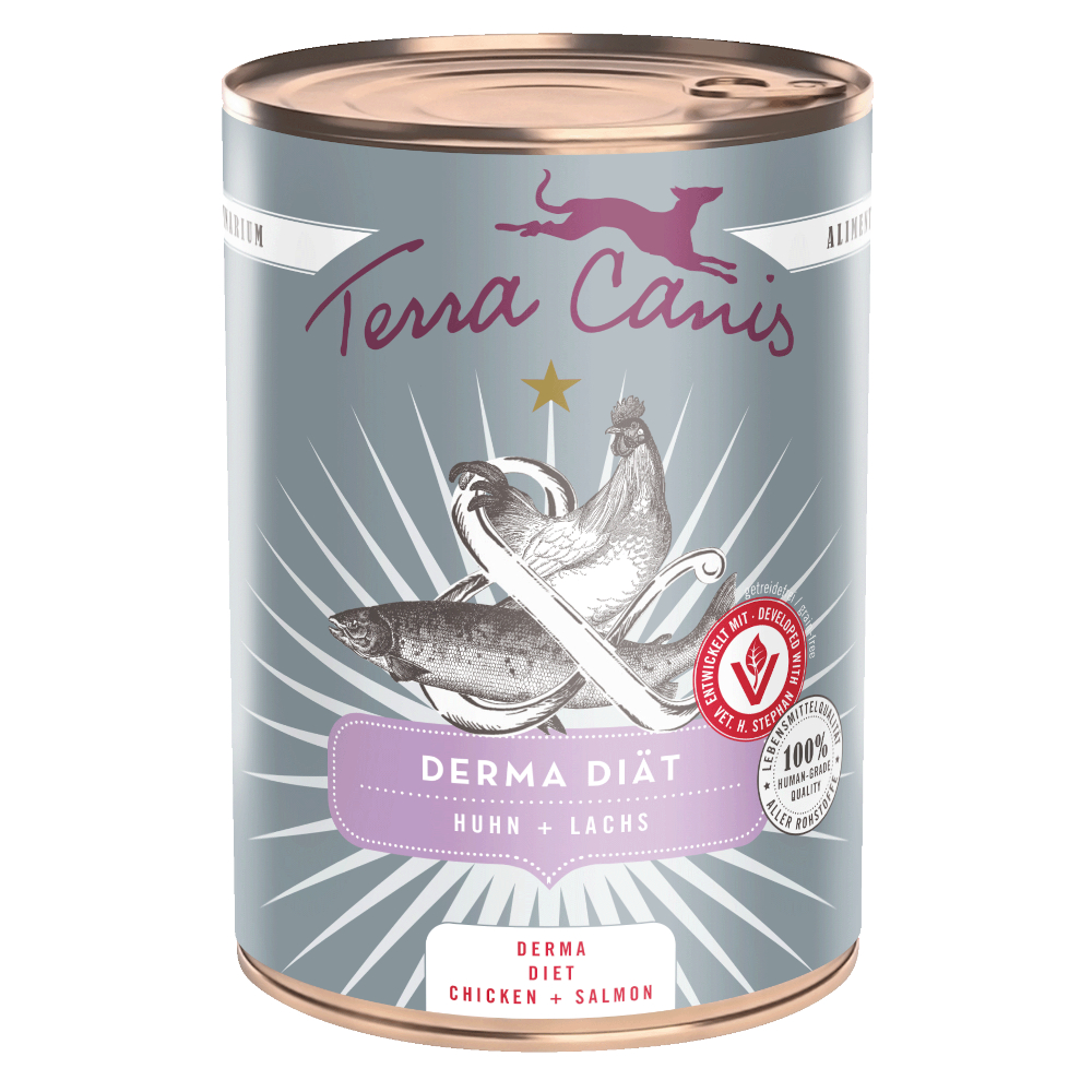 Sparpaket Terra Canis Derma Diet 12 x 400 g - Huhn & Lachs Sparpaket Terra Canis Derma Diet 12 x 400 g - Huhn & Lachs von Terra Canis