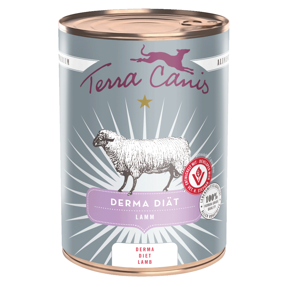 Sparpaket Terra Canis Derma Diet 12 x 400 g - Lamm Sparpaket Terra Canis Derma Diet 12 x 400 g - Lamm von Terra Canis