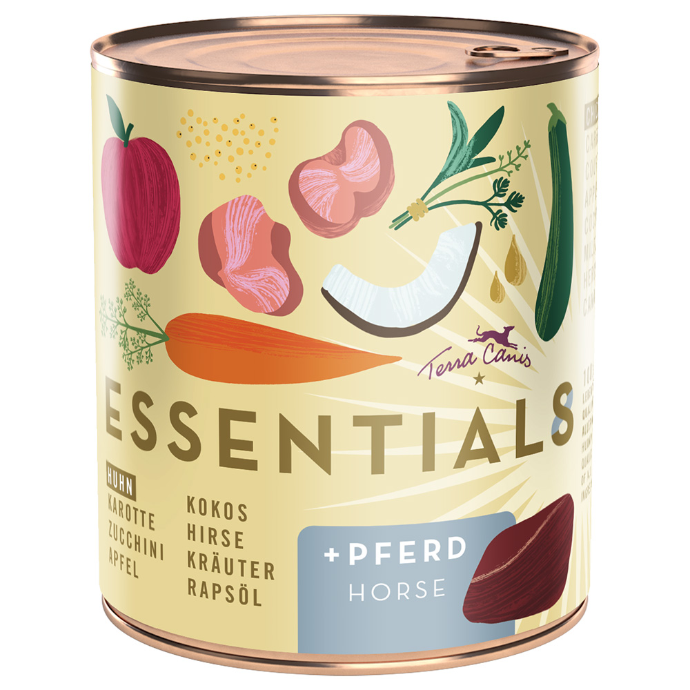 Sparpaket Terra Canis Essential 8+ 12 x 780 g - Huhn & Pferd Sparpaket Terra Canis Essential 8+ 12 x 780 g - Huhn & Pferd von Terra Canis
