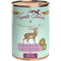 Sparpaket Terra Canis Getreidefrei 12 x 400 g - Wild mit Kartoffeln, Apfel & Preiselbeeren von Terra Canis