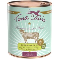 Sparpaket Terra Canis Getreidefrei 12 x 800 g - Kalb mit Petersilienwurzel, Mango & Johannisbeere von Terra Canis