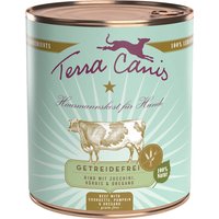 Sparpaket Terra Canis Getreidefrei 12 x 800 g - Mix (Pute, Rind) von Terra Canis