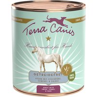 Sparpaket Terra Canis Getreidefrei 12 x 800 g - Pferd mit Steckrübe, Fenchel und Salbei von Terra Canis