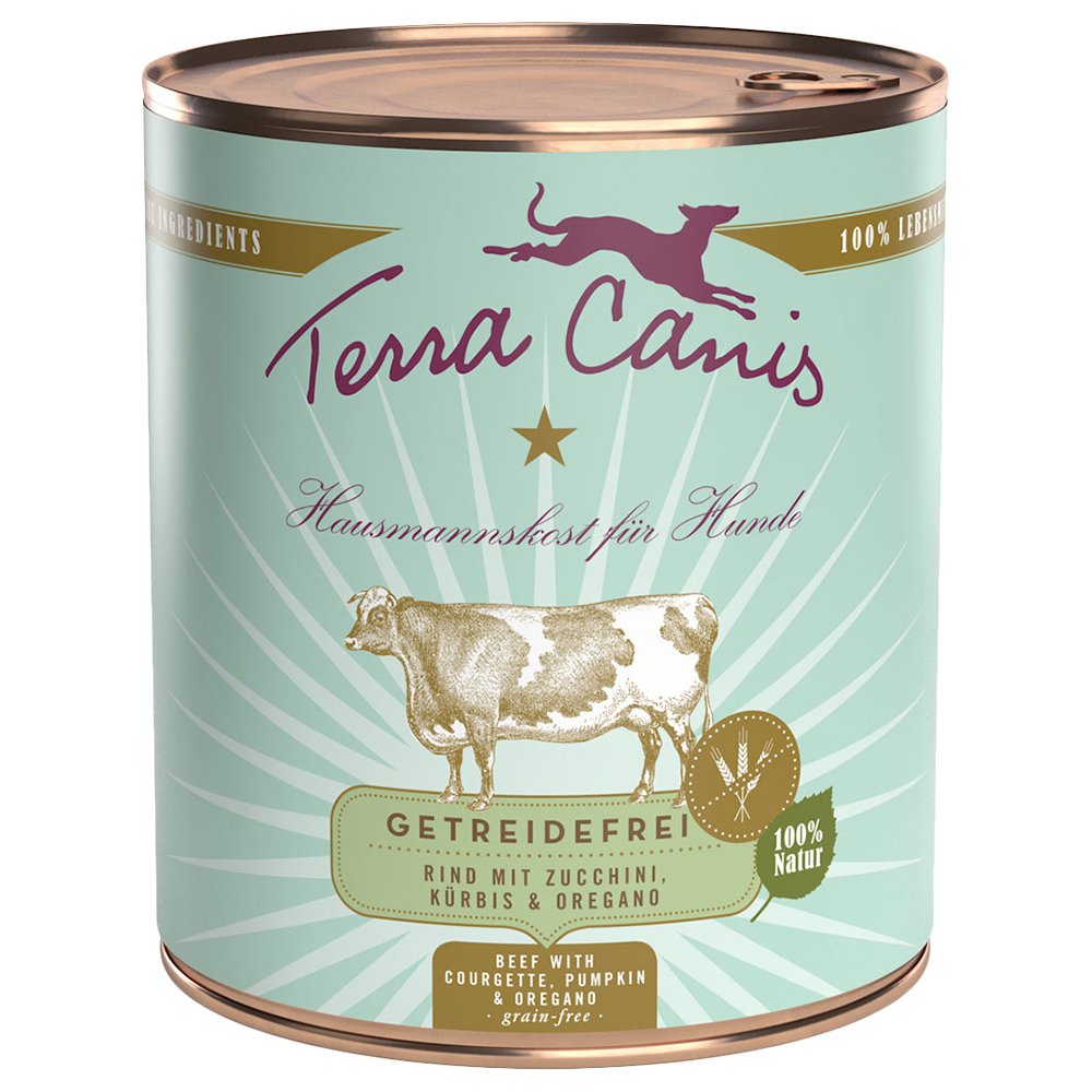 Sparpaket Terra Canis getreidefrei 12 x 800 g - Mix Pute & Rind Sparpaket Terra Canis getreidefrei 12 x 800 g - Mix Pute & Rind von Terra Canis