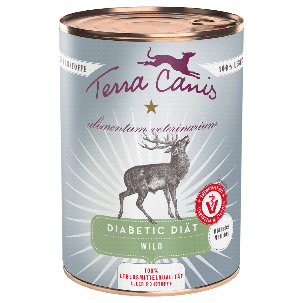 Terra Canis Alimentum Veterinarium Diabetic Diät 6 x 400 g - Wild Terra Canis Alimentum Veterinarium Diabetic Diät 6 x 400 g - Wild von Terra Canis
