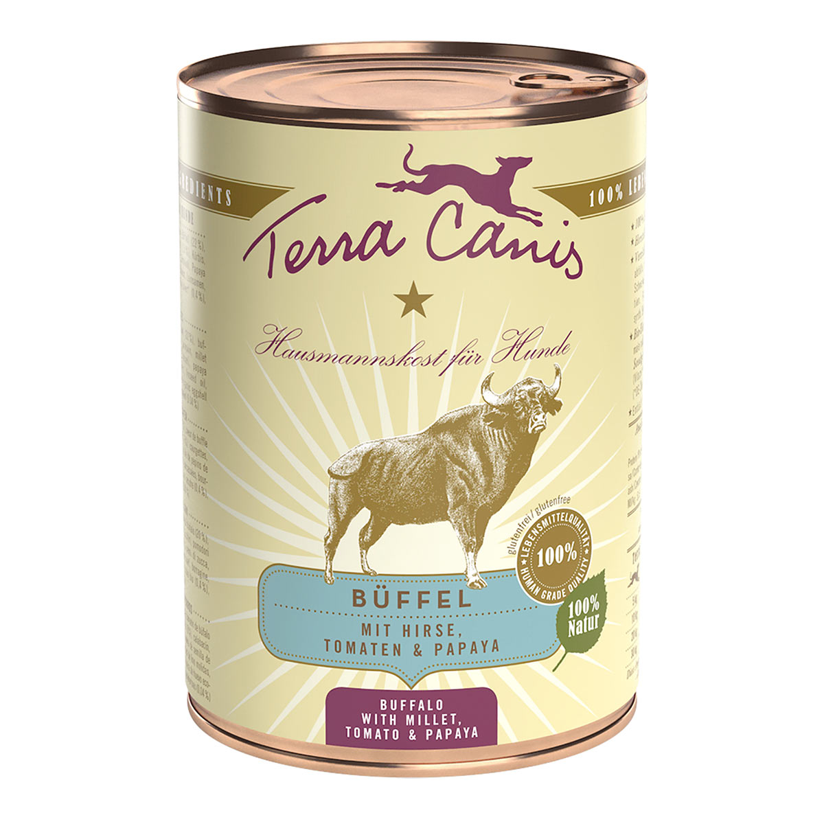 Terra Canis Büffel mit Hirse 6x400g von Terra Canis