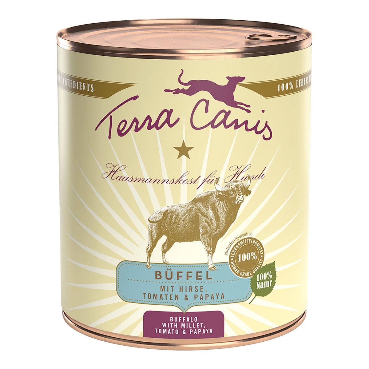 Terra Canis CLASSIC - Büffel mit Hirse, Tomate & Papaya 12x800g von Terra Canis