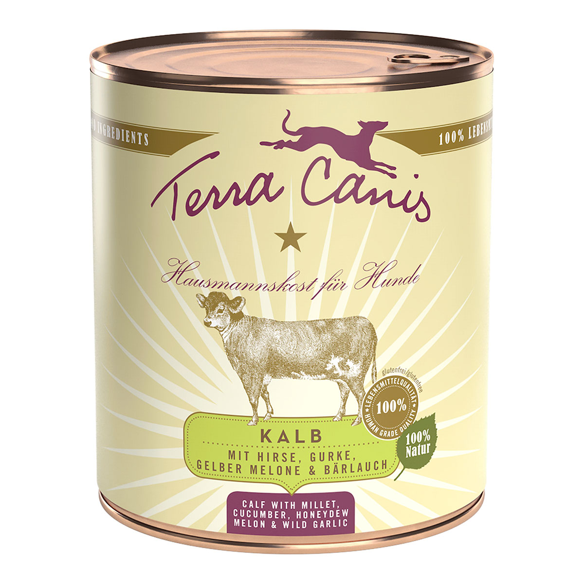 Terra Canis CLASSIC Kalb mit Hirse, Gurke, Melone 6x800g von Terra Canis
