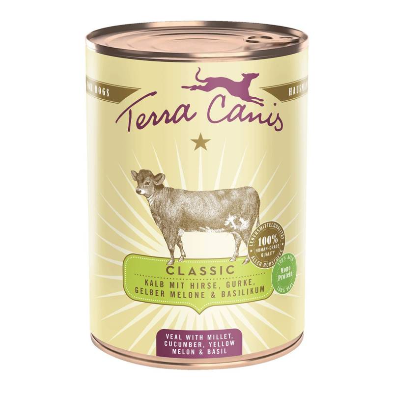 Terra Canis CLASSIC Kalb mit Hirse 6x400g von Terra Canis