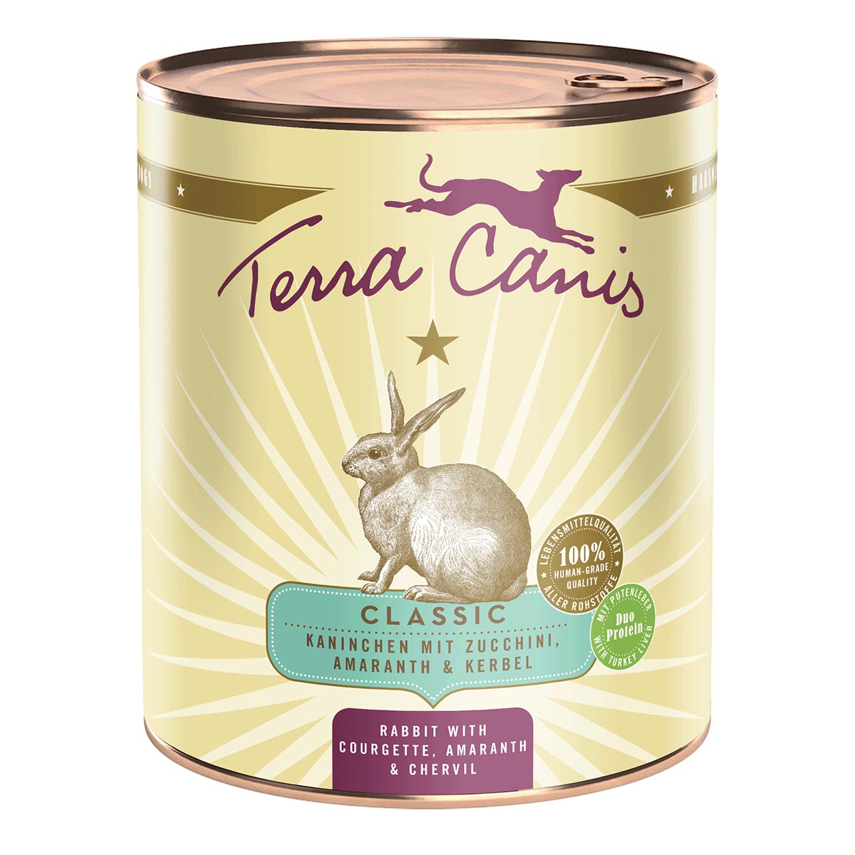 Terra Canis CLASSIC Kaninchen mit Zucchini 6x800g Terra Canis CLASSIC Kaninchen mit Zucchini 6x800g von Terra Canis