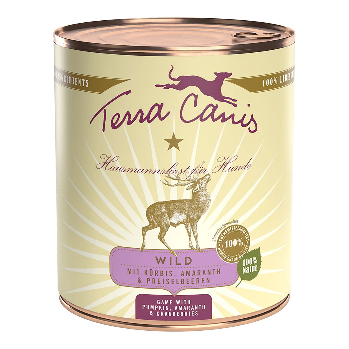 Terra Canis CLASSIC – Wild mit Kürbis, Amaranth und Preiselbeere 12x800g von Terra Canis