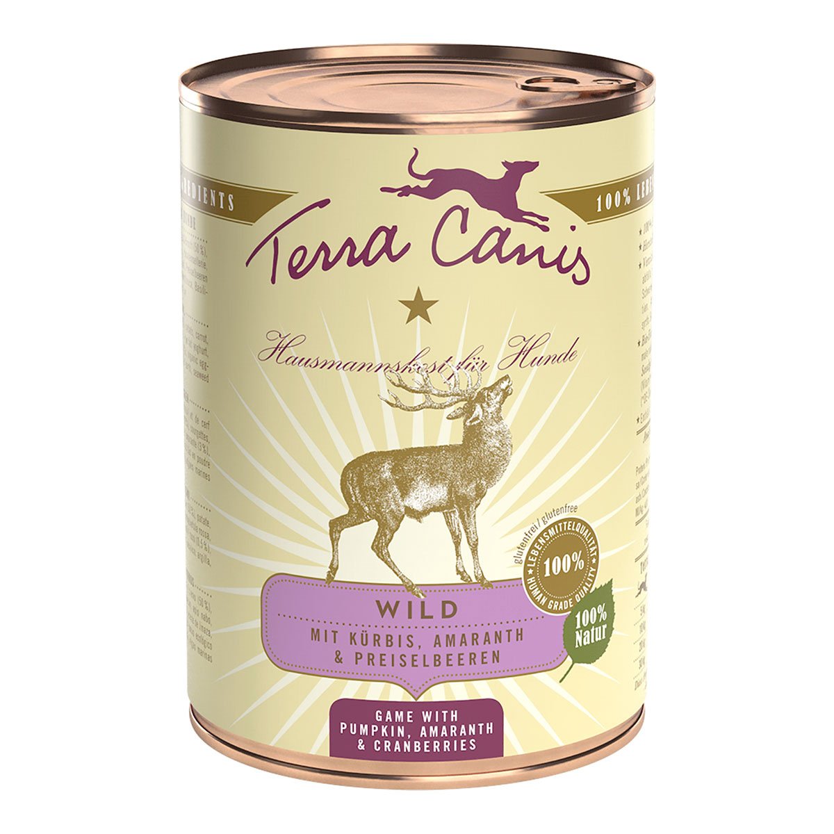 Terra Canis CLASSIC – Wild mit Kürbis, Amaranth und Preiselbeere 6x400g von Terra Canis