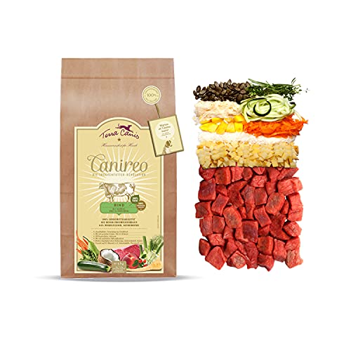 Terra Canis Rind, Gemüse, Obst & Kokosmehl - Canireo Trockenfutter, 5kg I Premium Hundefutter in 100% Lebensmittelqualität Aller Rohstoffe I 64% Frischfleisch, Getreide- & glutenfrei Terra Canis Rind, Gemüse, Obst & Kokosmehl - Canireo Trockenfutter, 5kg I Premium Hundefutter in 100% Lebensmittelqualität Aller Rohstoffe I 64% Frischfleisch, Getreide- & glutenfrei von Terra Canis