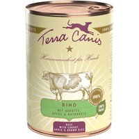 Terra Canis Classic 6 x 400 g - Rind mit Karotte, Apfel und Naturreis von Terra Canis