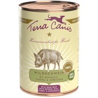 Terra Canis Classic Adult 6x400g Wildschwein mit Naturreis, Fenchel und Himbeeren von Terra Canis