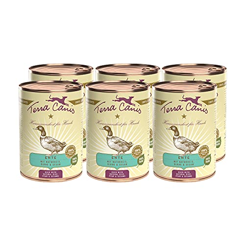 Terra Canis Ente, Naturreis, Rote Bete & Birne - Classic Nassfutter, 6x400g I Premium Hundefutter in 100% Lebensmittelqualität Aller Rohstoffe I Reichhaltig & gesund, allergen- & getreidearm von Terra Canis